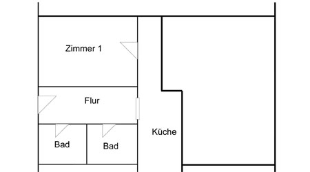 floor plan of our dorm in Wismutstraße 23